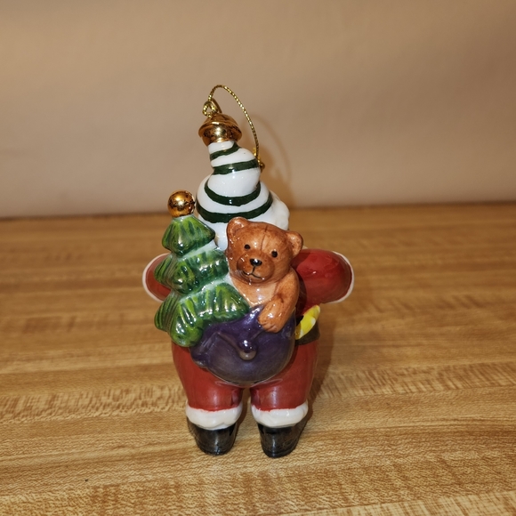 CHRISTMAS PORCELAIN ORNAMENTS set of Five - Picture 6 of 10